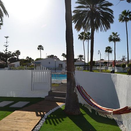 White Exclusive Bungalow. 2 Rooms, Garden & Pool. Maspalomas (Gran Canaria) Exterior photo